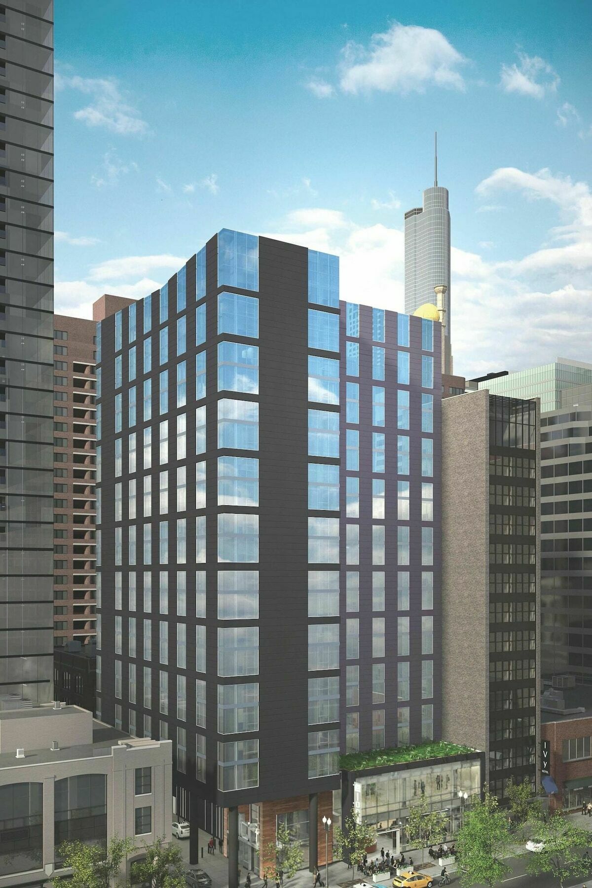 Отель Aloft Chicago Mag Mile Экстерьер фото