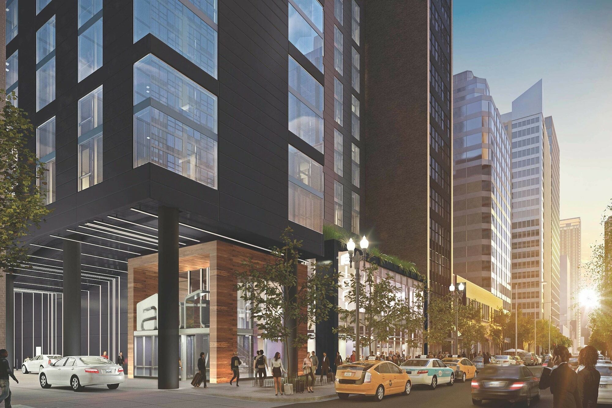 Отель Aloft Chicago Mag Mile Экстерьер фото